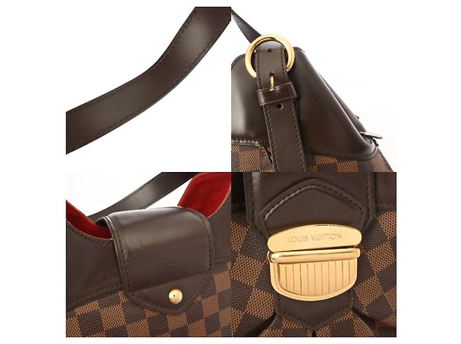 Borsa Louis Vuitton Damier Sistina GM Marrone - vista 9