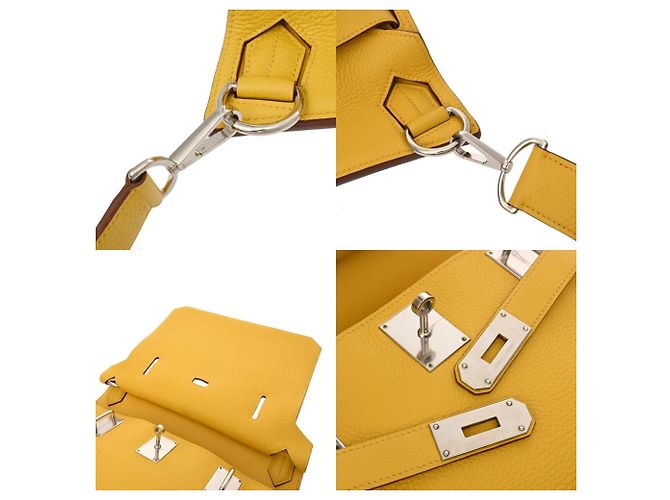 Borsa a Spalla Jypsiere 34 Soleil di Hermès Arancione - vista 9