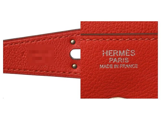 Borsa Hermès Lindy 30 in Rouge Casaque Rosso - vista 11