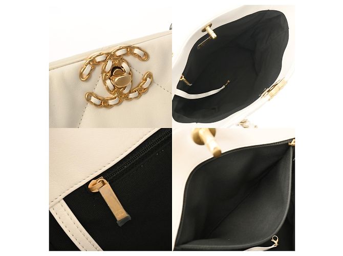 Chanel 19 Kettentasche Weiß - Ansicht 10