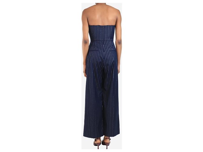 Autre Marque Mono sin mangas a rayas azul marino - talla UK 8 - vista 2