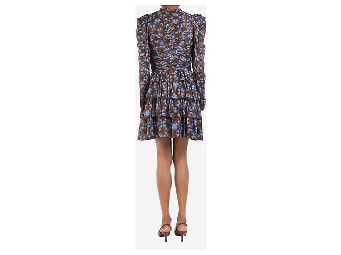 Ulla Johnson Midikleid aus mehrfarbigem Lurex-Chiffon - Größe UK 6 Mehrfarben - Ansicht 2