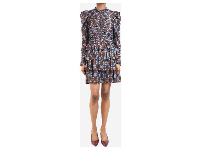 Ulla Johnson Midikleid aus mehrfarbigem Lurex-Chiffon - Größe UK 6 Mehrfarben - Ansicht 3