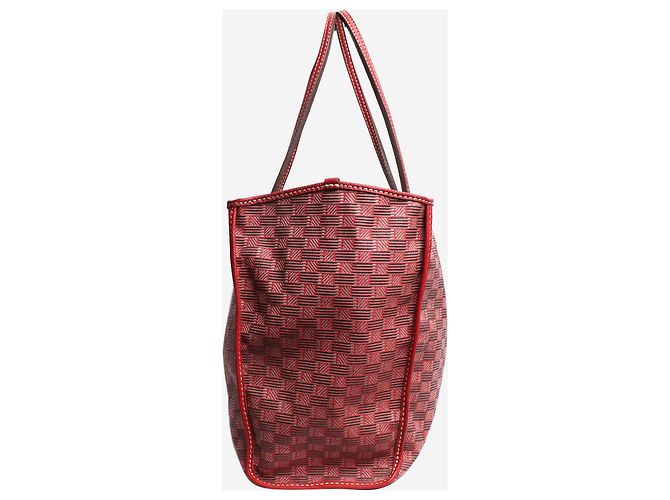 Moreau Rote Canvas-Tote-Tasche - Ansicht 2