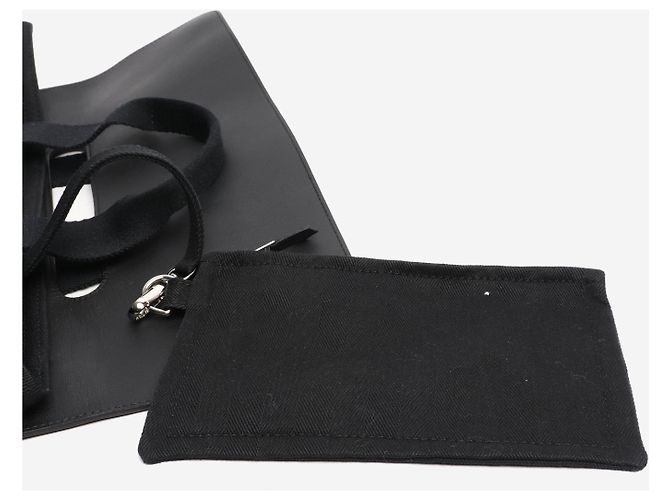 Hermès Schwarze Valparaiso Tragetasche - Ansicht 10