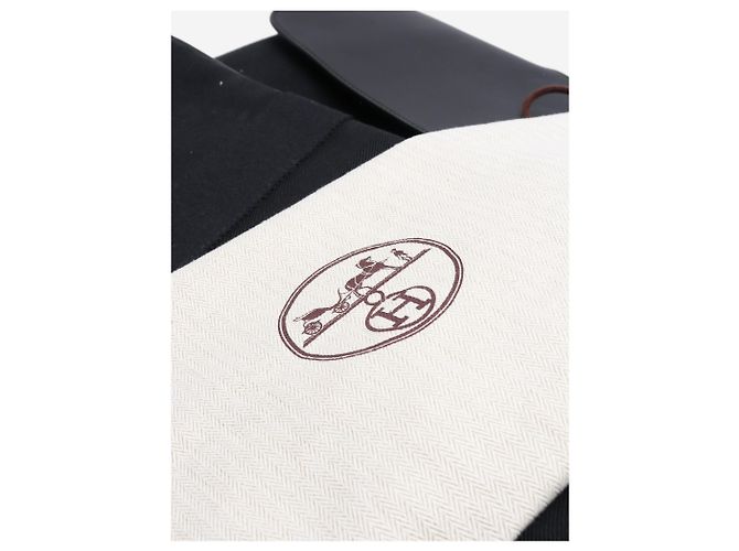 Hermès Schwarze Valparaiso Tragetasche - Ansicht 12