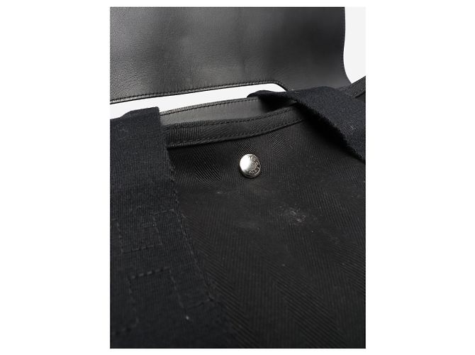 Hermès Schwarze Valparaiso Tragetasche - Ansicht 6