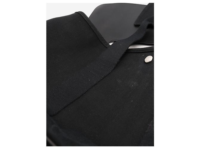 Hermès Schwarze Valparaiso Tragetasche - Ansicht 8