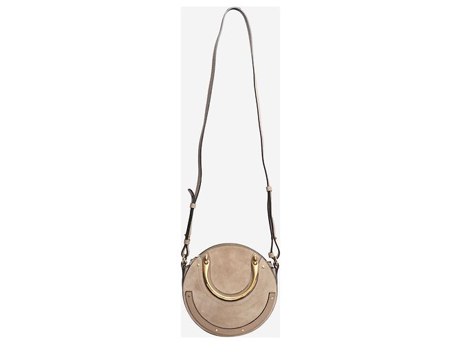 Chloé Bolso cruzado Pixie de ante gris - vista 2