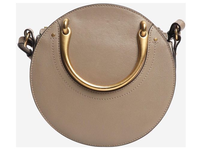 Chloé Bolso cruzado Pixie de ante gris - vista 3