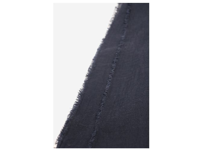Faliero Sarti Sciarpa Kazzurra blu navy - vista 2