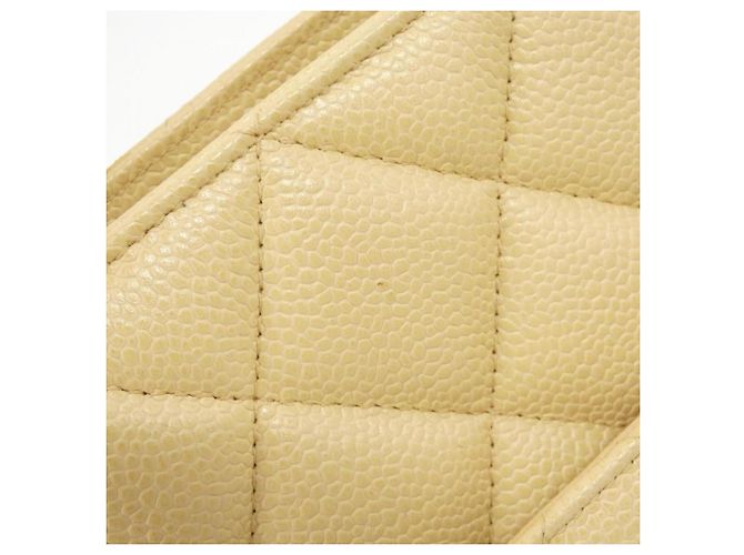 Borse in pelle di vitello grigie Chanel Marrone - vista 5