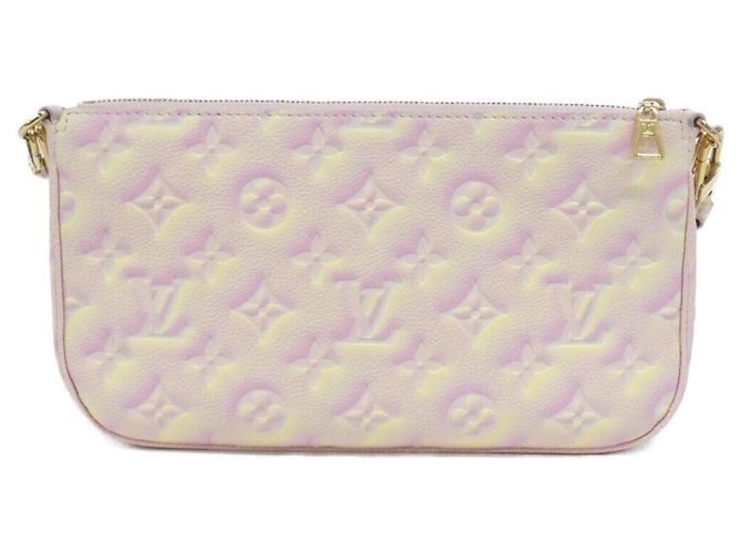 Borsa a Spalla Multi Pochette Accessoires Monogram Empreinte (Summer Stardust) di Louis Vuitton Rosa - vista 2