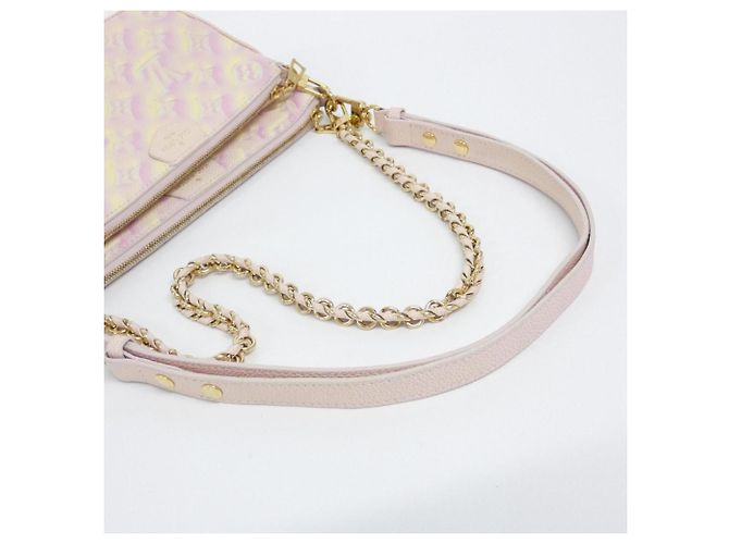 Borsa a Spalla Multi Pochette Accessoires Monogram Empreinte (Summer Stardust) di Louis Vuitton Rosa - vista 6