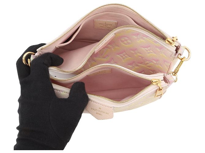 Borsa a Spalla Monogram Empreinte Summer Stardust Multi Pochette Accessori per Donne LOUIS VUITTON Rosa - vista 7