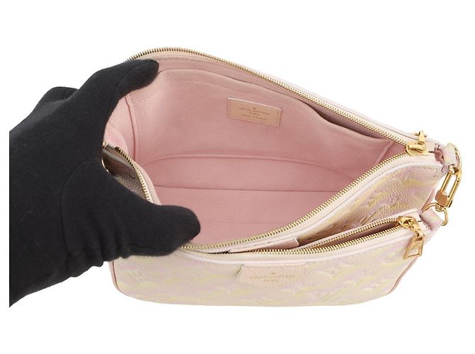 Borsa a Spalla Monogram Empreinte Summer Stardust Multi Pochette Accessori per Donne LOUIS VUITTON Rosa - vista 8