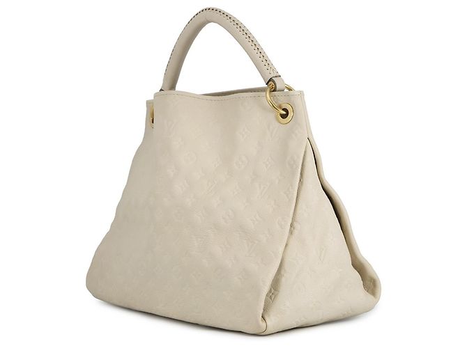 Borsa a Spalla Louis Vuitton Monogram Empreinte Artsy MM LOUIS VUITTON Bianca Bianco - vista 2