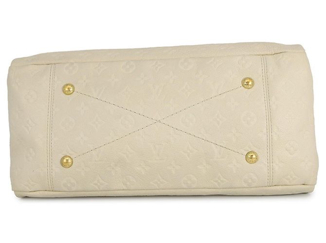 Borsa a Spalla Louis Vuitton Monogram Empreinte Artsy MM LOUIS VUITTON Bianca Bianco - vista 3