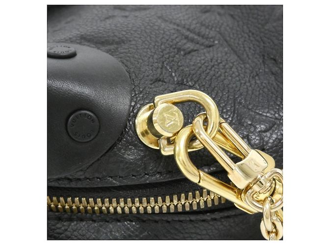 Handtasche Petite Malle Souple Monogram Empreinte Louis Vuitton Schwarz - Ansicht 5