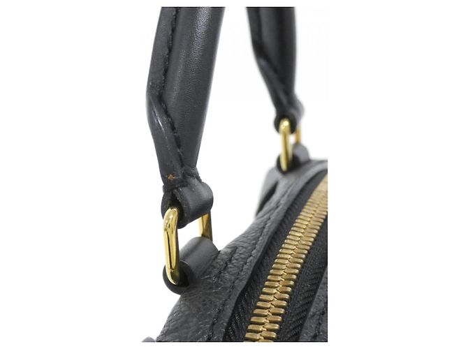 Handtasche Petite Malle Souple Monogram Empreinte Louis Vuitton Schwarz - Ansicht 7