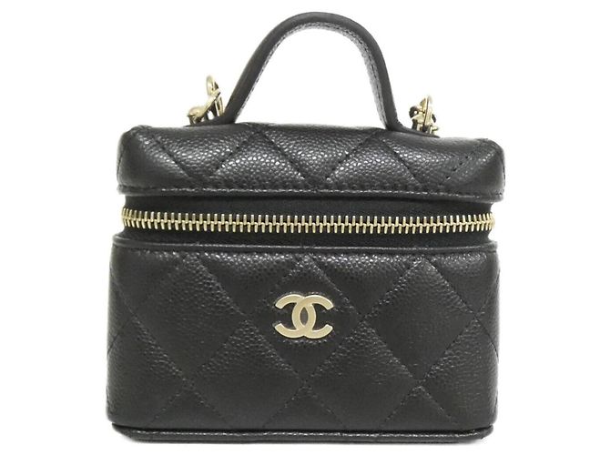 Portachiavi in pelle nera Chanel Nero - vista 2
