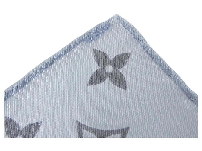 Foulard in seta blu Louis Vuitton - vista 2