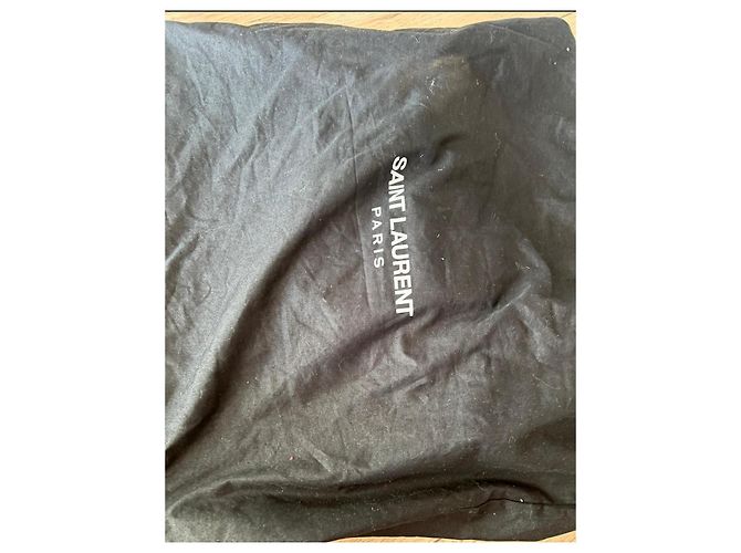 Borsa Tote in Pelle Rossa Saint Laurent Sac de Jour Rosso - vista 15