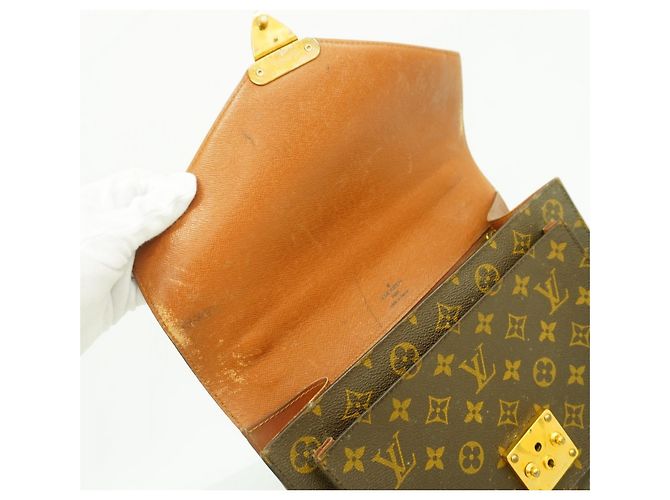 Borsa Monceau 28 Monogramma Louis Vuitton Marrone - vista 12
