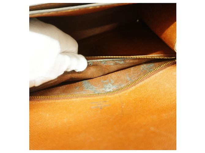 Borsa Monceau 28 Monogramma Louis Vuitton Marrone - vista 7