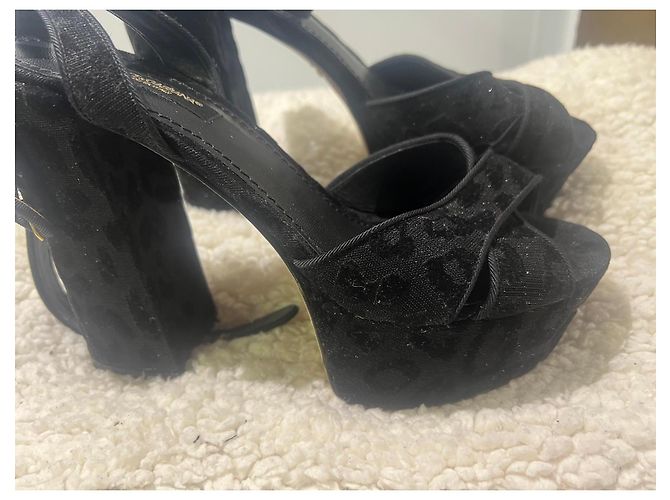 Dolce & Gabbana Absatzsandalen Schwarz - Ansicht 2