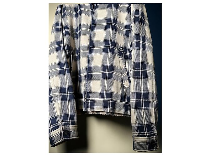 The Kooples Giacca Terevis Check blu - vista 4