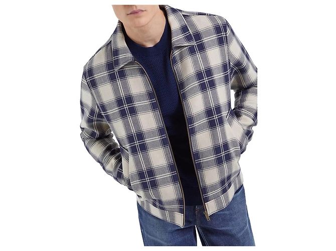The Kooples Giacca Terevis Check blu - vista 6