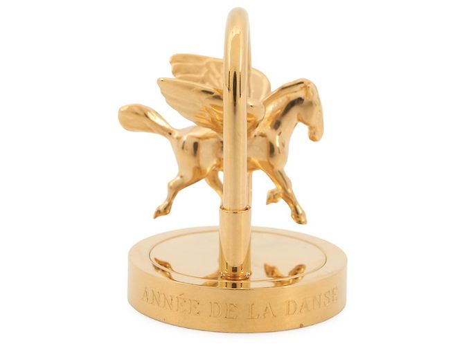 Hermès Chaveiro charm em edição limitada Hermes Cadena Arne Danse Pegasus 2007 Dourado - vista 3