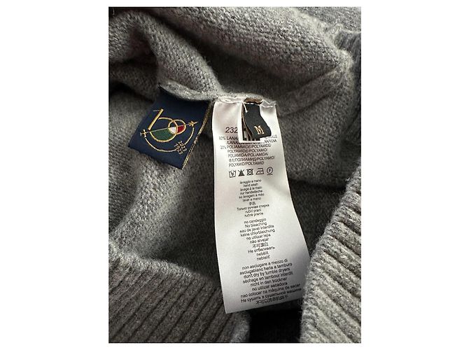 Autre Marque AERONAUTICA MILITARE Wollpullover Grau M - Ansicht 6