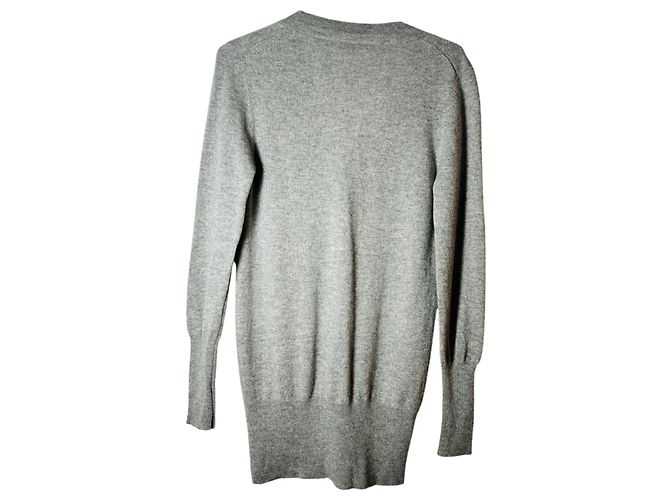 Autre Marque Joe Taft Cardigan aus grauer Kaschmir - Ansicht 3