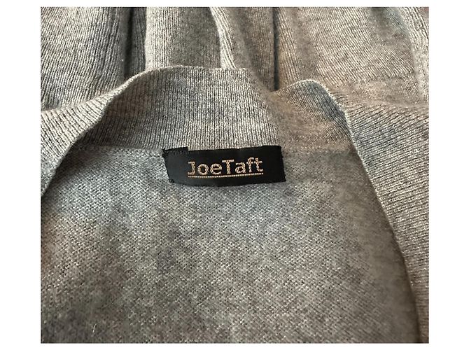 Autre Marque Joe Taft Cardigan aus grauer Kaschmir - Ansicht 4