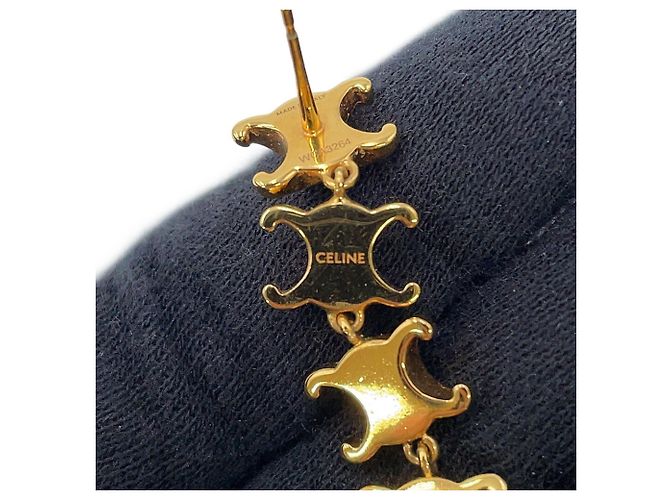 Céline Pendientes de Oro Celine Triomphe Dorado - vista 9