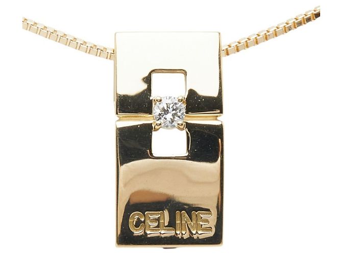 Diamond Céline Collana Pendente in Oro Giallo 18K Celine - vista 3