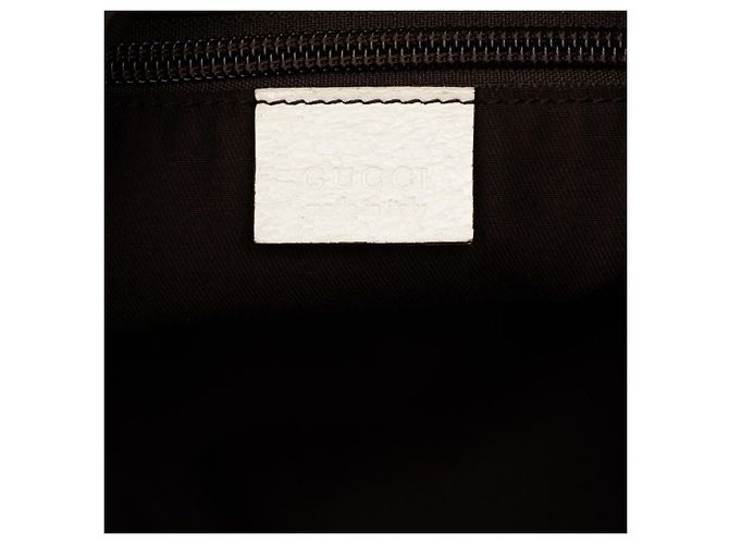 Borsa a tracolla in tela GG di Gucci Bianco Beige - vista 5