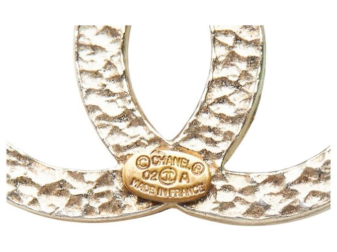 Chanel Coco Mark Farbstein-Halskette Silber Grün - Ansicht 6