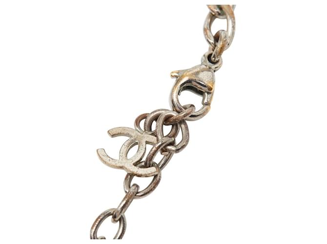 Collana a specchio Chanel con il marchio Coco Argento - vista 5