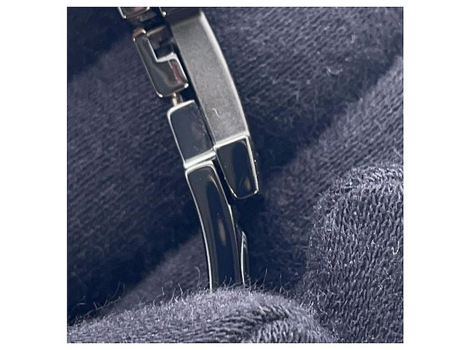 Hermès Clic Charm Armband Schwarz Metallisch - Ansicht 6