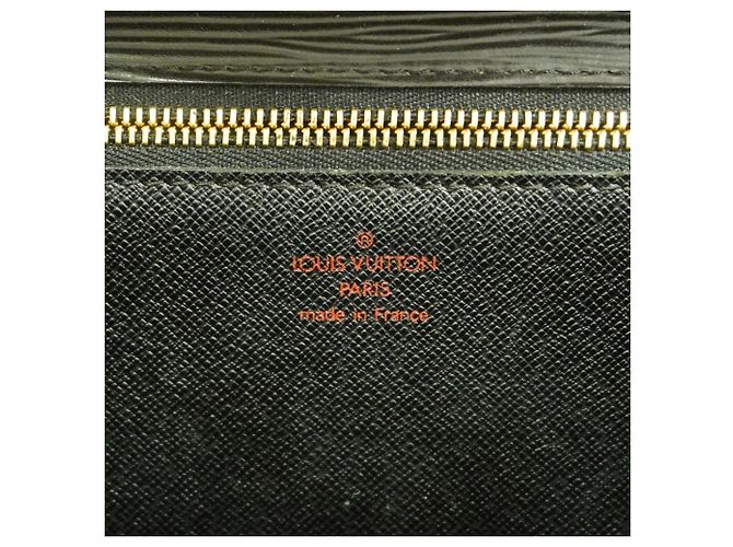 Borsa Louis Vuitton Epi Monceau 28 Nero - vista 5