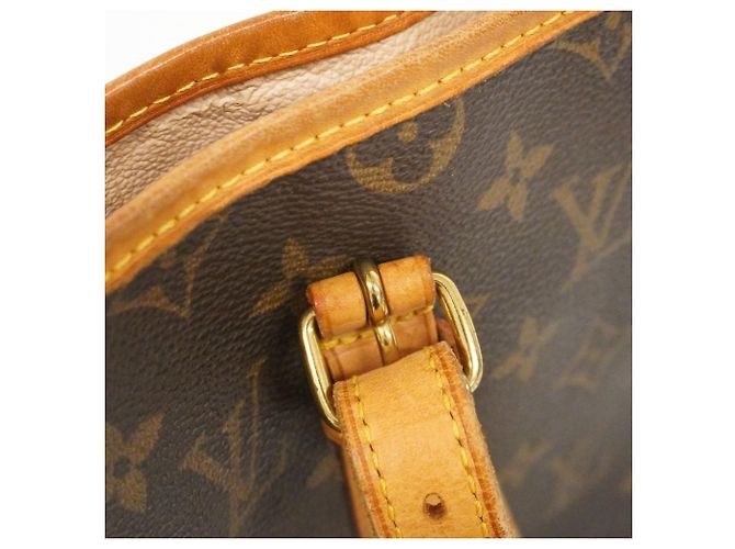Louis Vuitton Monogram Bucket GM Tote Bag Braun - Ansicht 13
