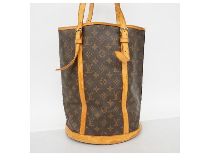 Louis Vuitton Monogram Bucket GM Tote Bag Braun - Ansicht 18