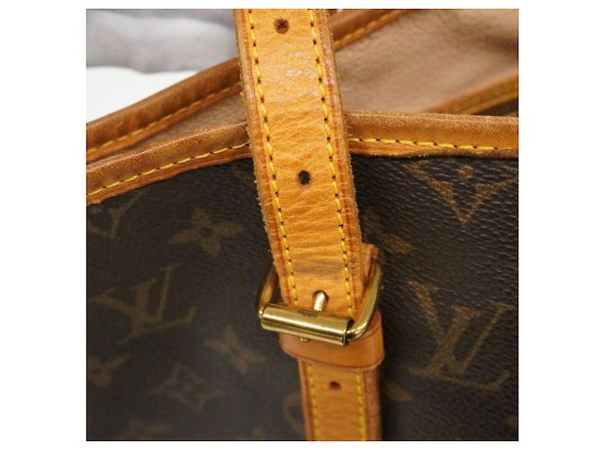 Louis Vuitton Monogram Bucket GM Tote Bag Braun - Ansicht 9