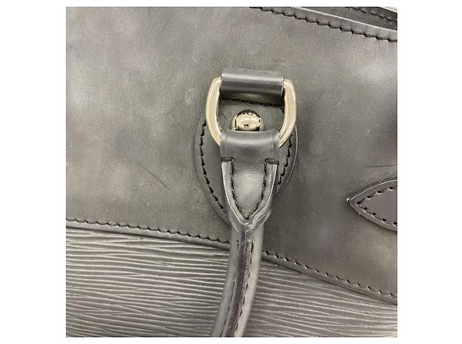 Borsa a mano Passy Epi Louis Vuitton Nero - vista 9