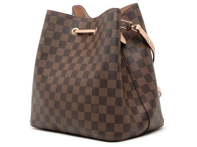 Néonoé Louis Vuitton Borsa NeoNoe MM Damier Ebene Marrone - vista 2