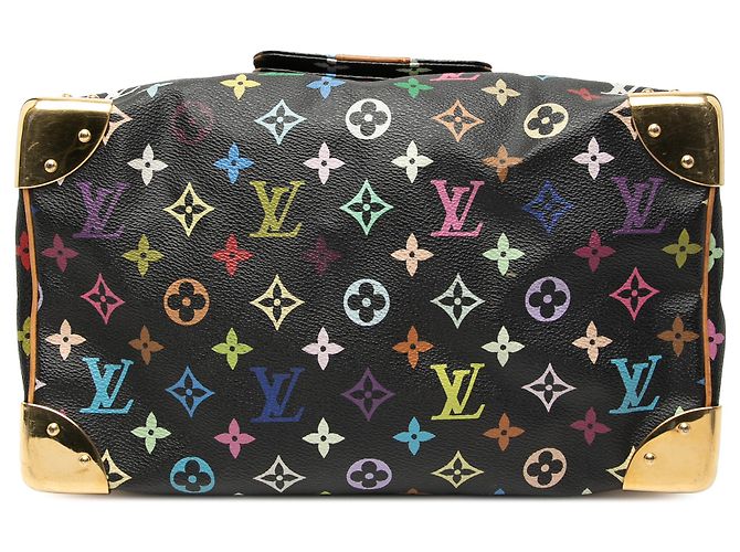 Louis Vuitton Speedy 30 Monogram Multicolore Schwarz - Ansicht 3