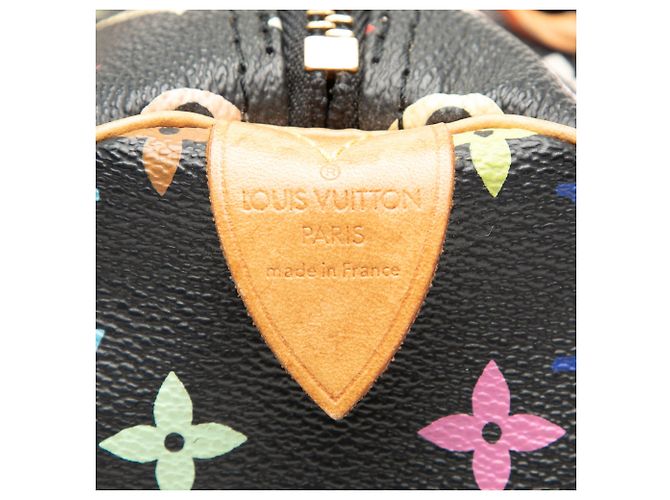 Louis Vuitton Speedy 30 Monogram Multicolore Schwarz - Ansicht 5